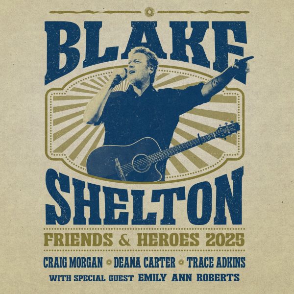 BLAKE SHELTON Friends & Heroes Tour ATLANTA - State Farm Arena - Saturday - March 15, 2025 -Section 116/Row Q - 2 Tickets (SOLD)